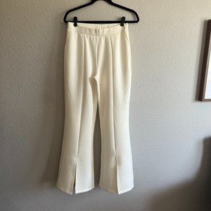 NWOT CREAM MANGO TROUSERS